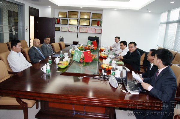 沙特奥斯曼集团副主席阿仆杜拉参访集团公司_优惠活动办理大厅有限公司-衡宇修建工程总承包|全装修品牌向导者|国家住宅工业化基地